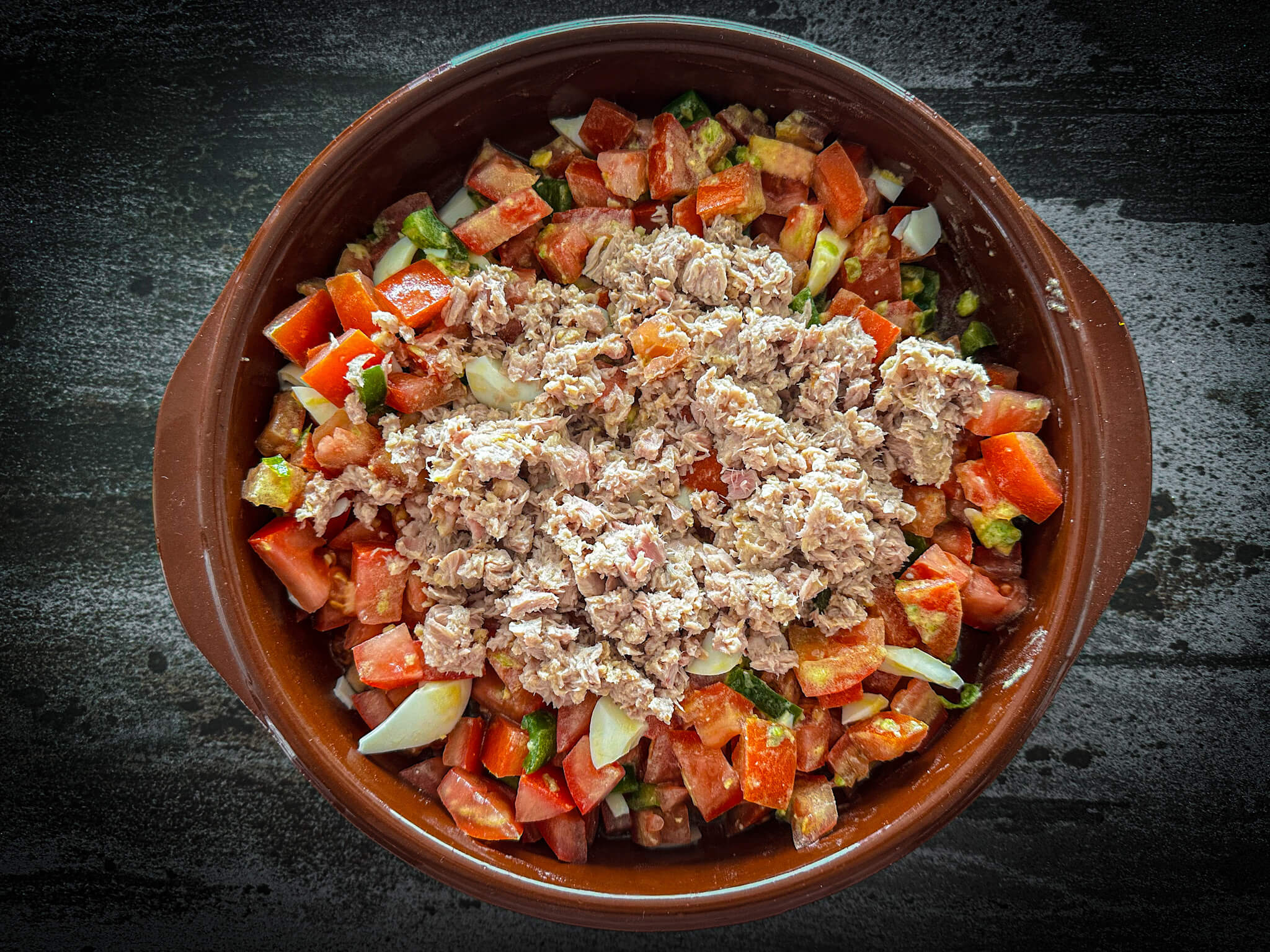 Andalusian Pipirrana add tuna