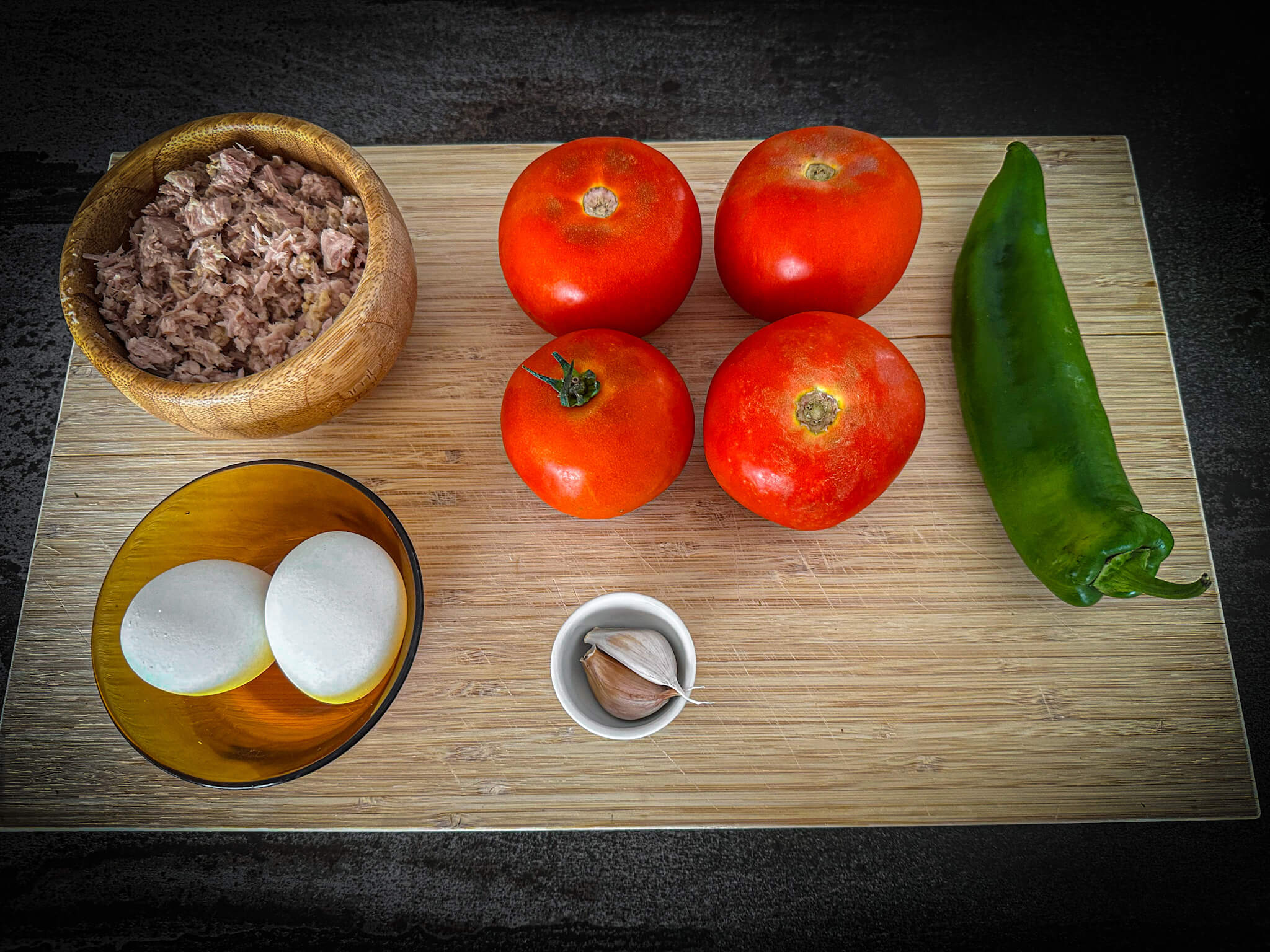 Andalusian Pipirrana ingredientes