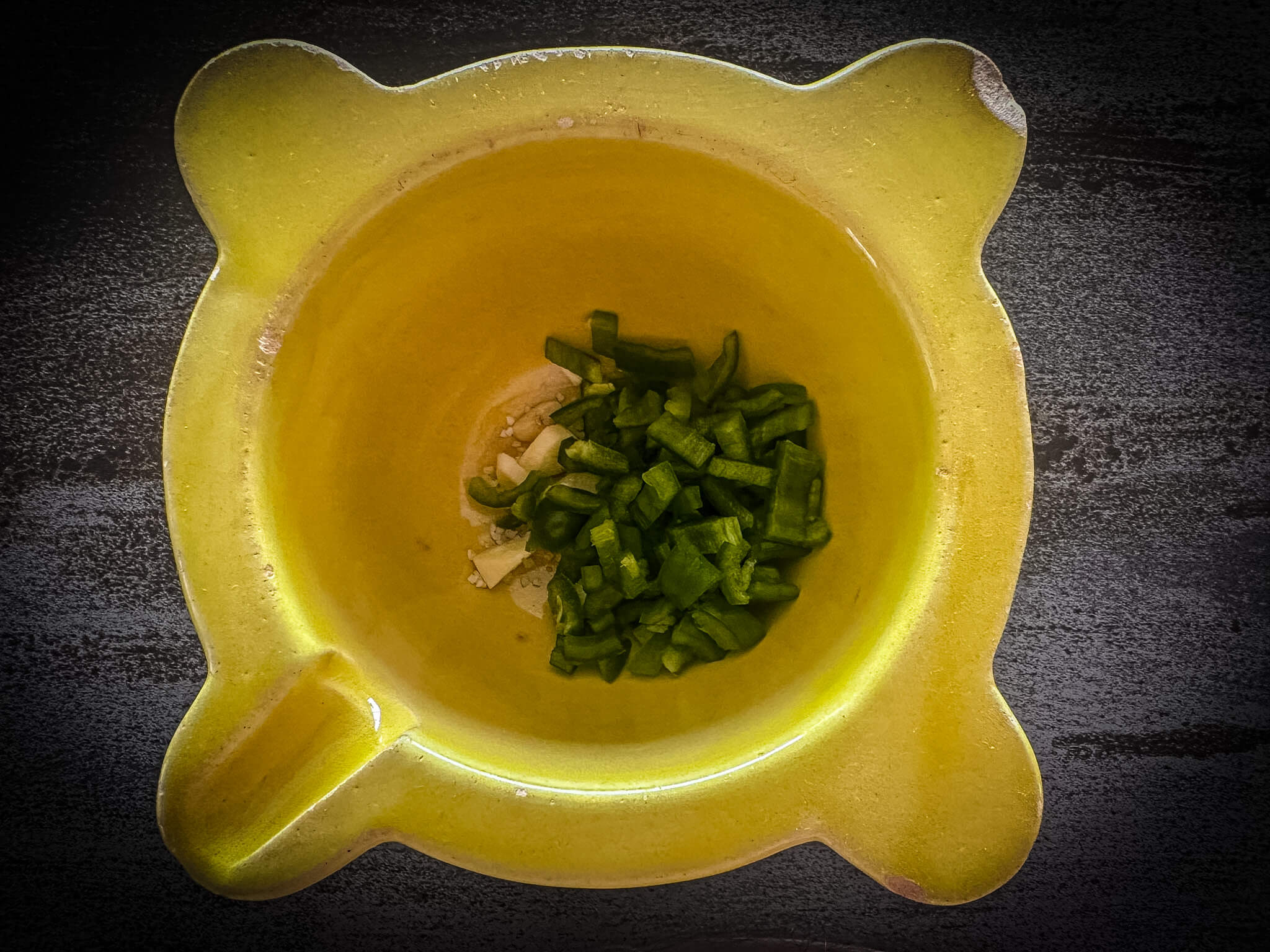 Andalusian Pipirrana majao pepper