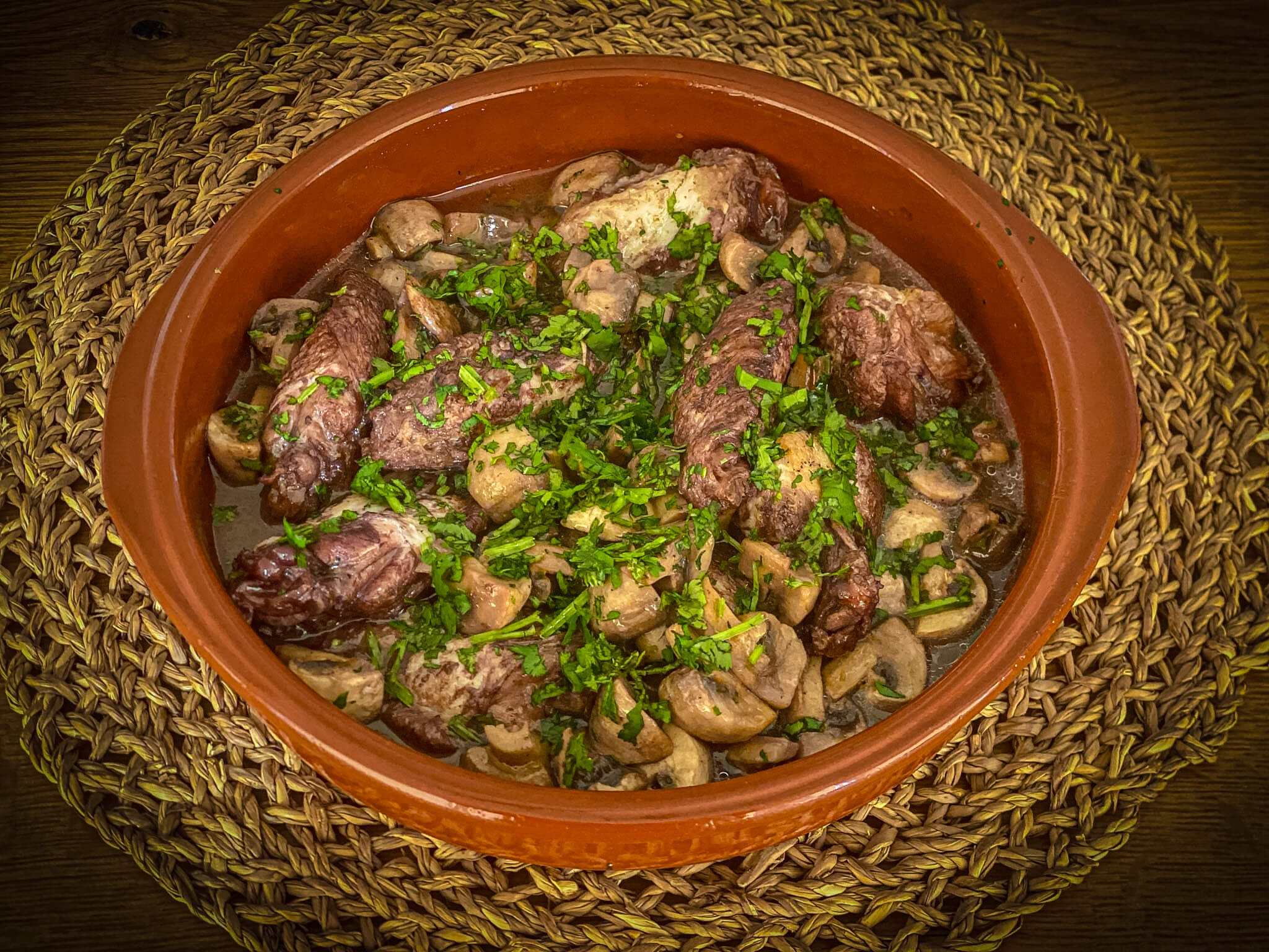 Chicken Wings full plate presentation