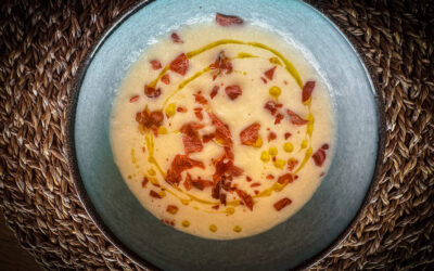 Classic French Vichyssoise Recipe with Crispy Spanish Ham