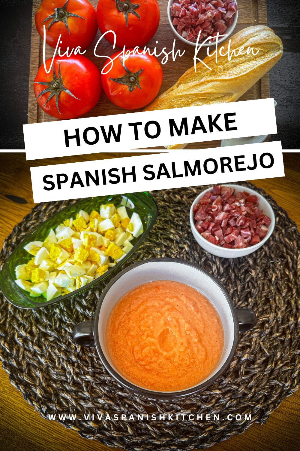 PINter 1 how to make Authentic Salmorejo Cordobés Creamy Spanish Cold Tomato Soup