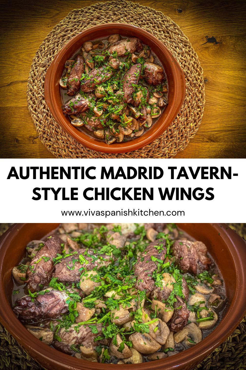 Pin Authentic Madrid Tavern-Style Chicken Wings