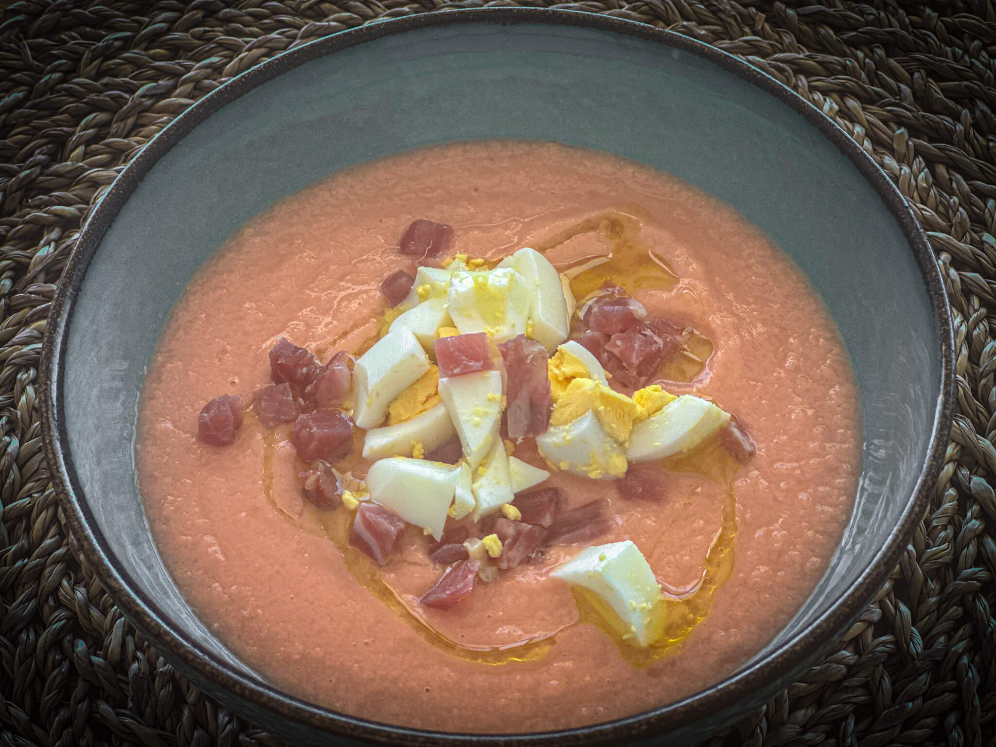 Salmorejo Cordobés Authentic plate