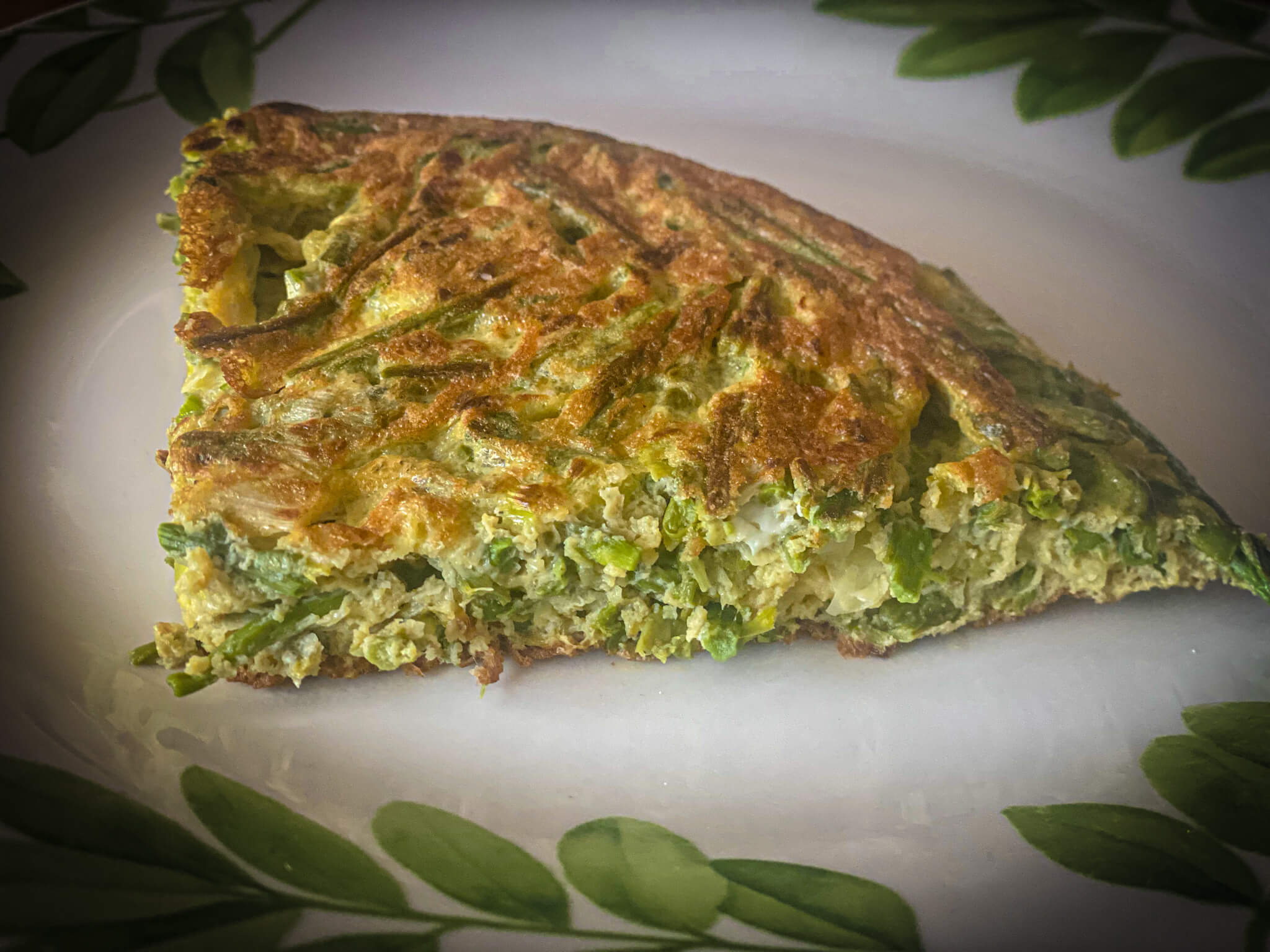 Wild Asparagus Omelette Racion