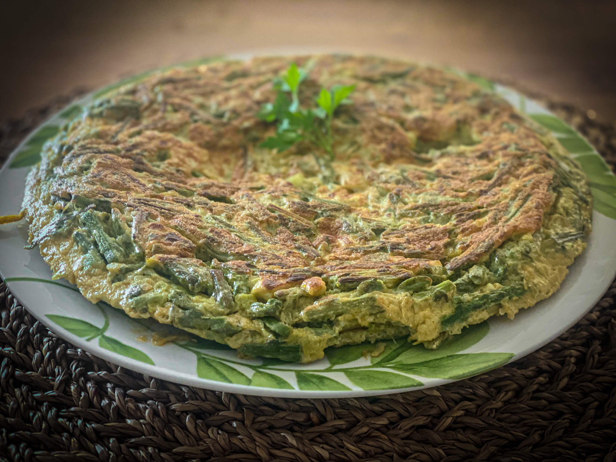 Wild Asparagus Omelette principal
