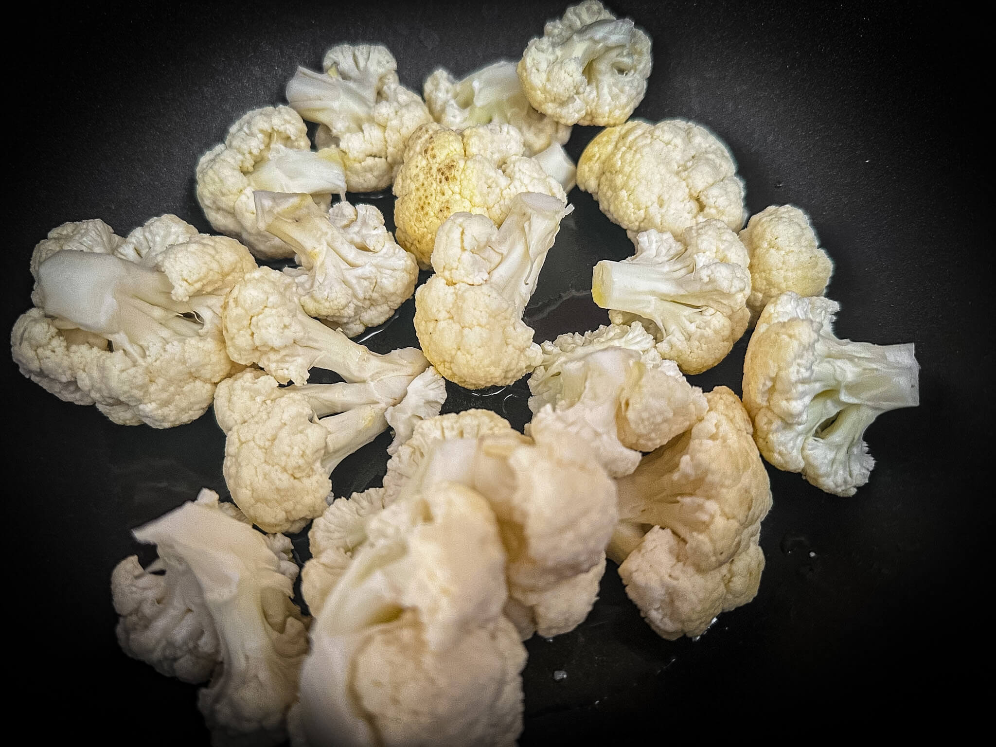 Baked Rice with Salt Cod Cauliflower fried