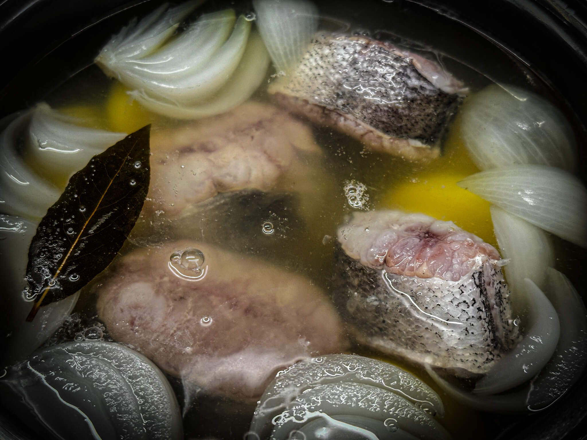 Merluza a la Gallega boil add fish
