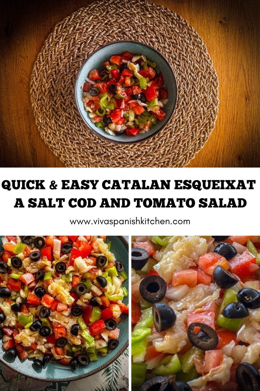 PINTEREST 2 quick & easy Catalan Esqueixat a Salt Cod and Tomato Salad