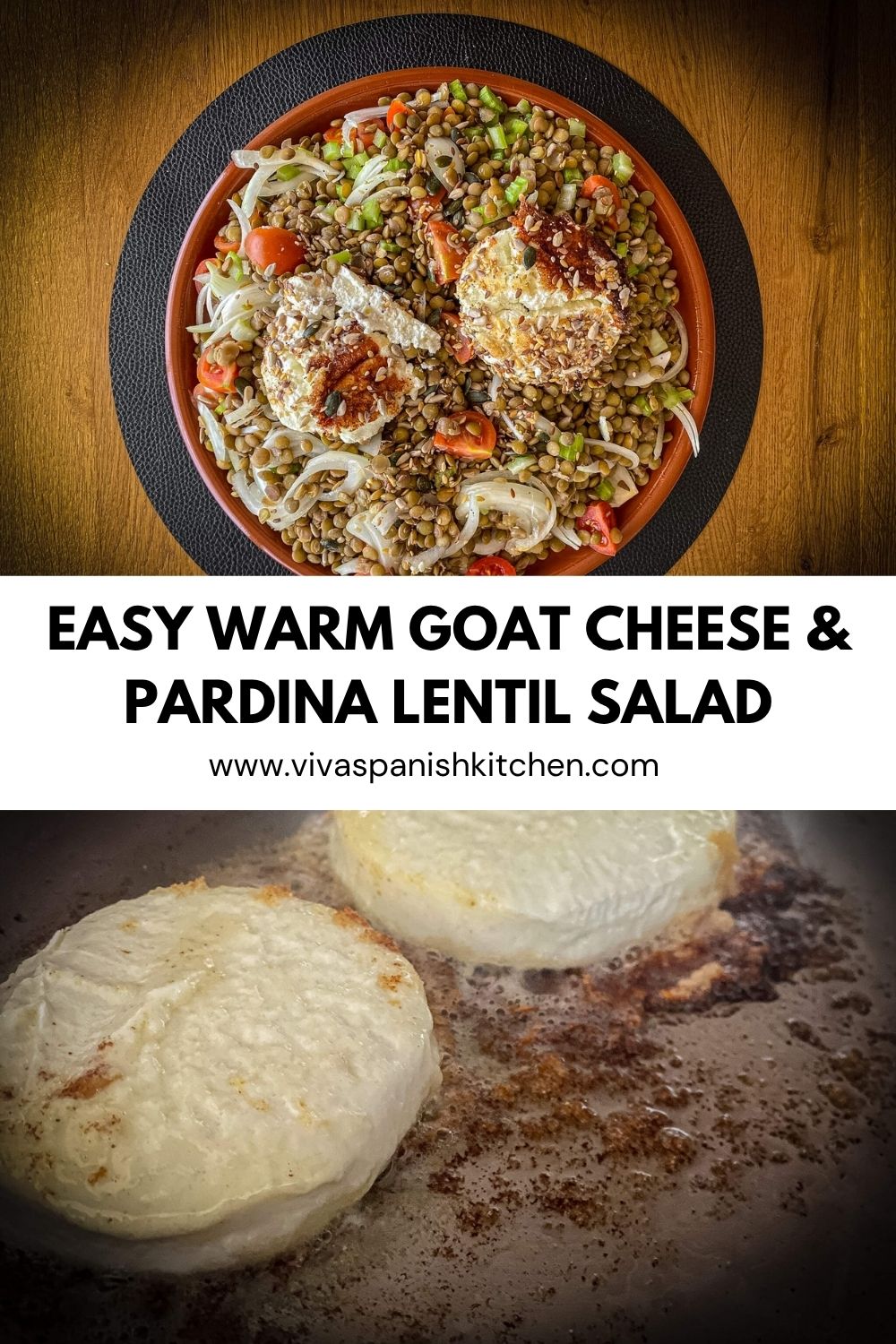 PINTEREST 3 easy warm Goat Cheese & Pardina Lentil Salad