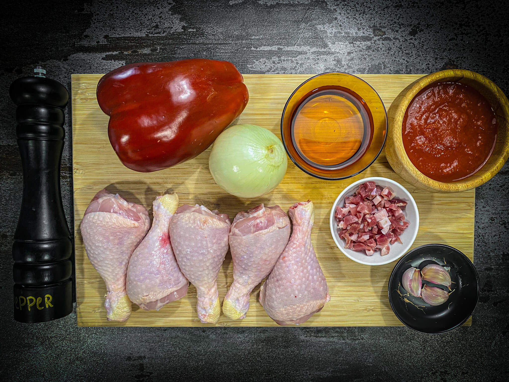 Pollo al Chilindrón ingredients