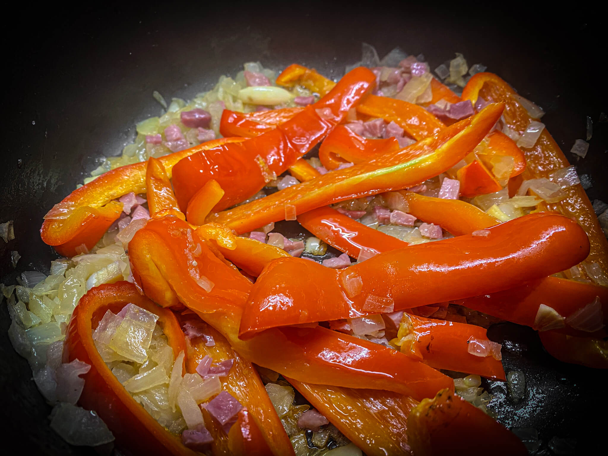 pollo al chilindron add red pepper sofrito picture